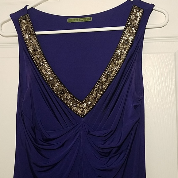 royal purple cocktail dress
